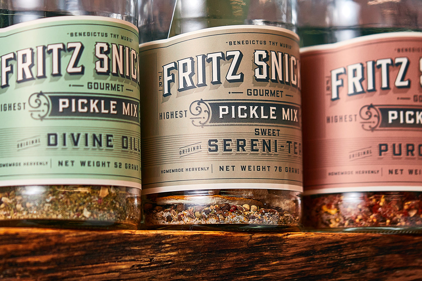 Father Fritz Snickles Gourmet Pickle Mix Collection (3 Pack)